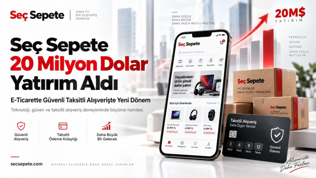 Seç sepete 20 Miyon Dolar Yatırım Aldı: E-Ticarette Güvenli Taksitli Alışverişte Yeni Dönem