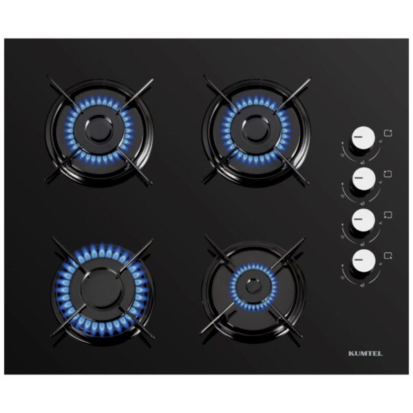 Kumtel Home Siyah Cam Ankastre Set (DA6-830 Davlumbaz + KO-40 TAHDF Ocak+ B66-S2 Fırın)