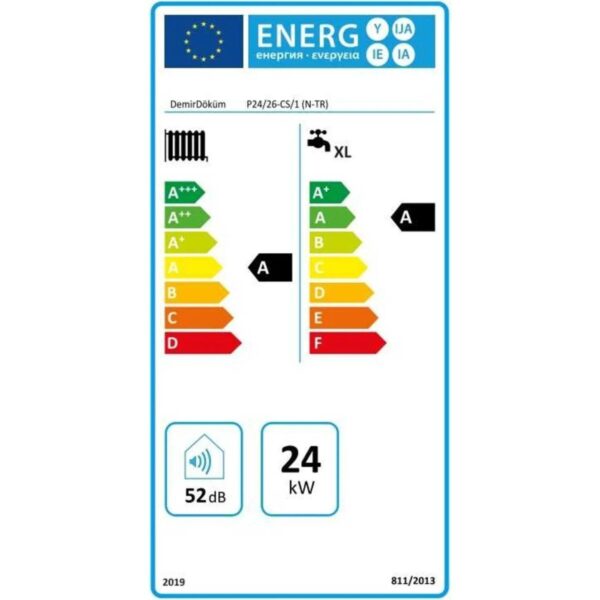Demirdöküm Nitromix Ioni 24/26 Kw Beyaz Hermetik Yüksek Verimlilikli Yoğuşmalı Kombi