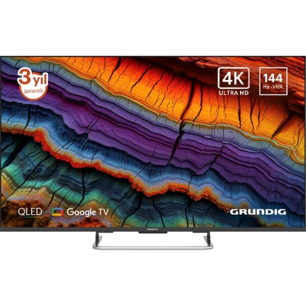 Grundig 55 GQ 800A 55″ 139 Ekran Uydu Alıcılı 4K Ultra HD Google Smart QLED TV