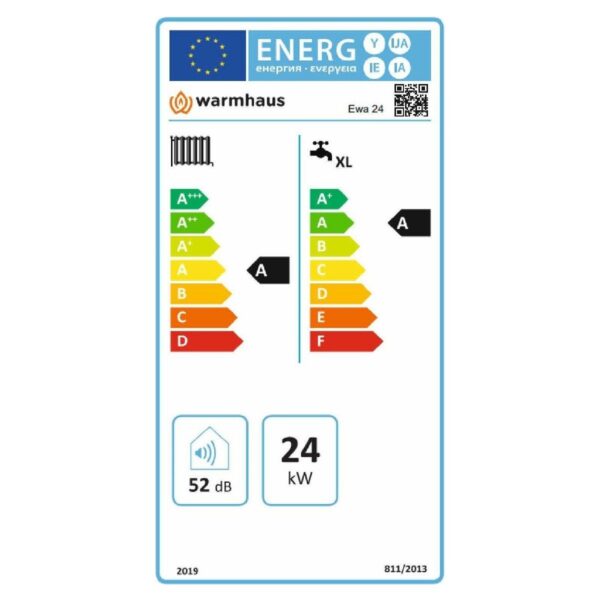 Warmhaus Ewa 24 kW Hermetik Baca ile Konvansiyonel Isıtmalı Tam Yoğuşmalı Kombi