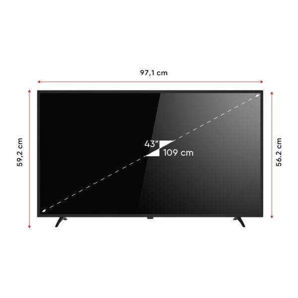 Next YE-43020G6 43″ 109 Ekran Uydu Alıcılı Full HD LED TV