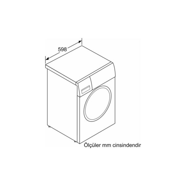 Profilo CGA25203TR 10 kg 1200 Devir Beyaz Çamaşır Makinesi