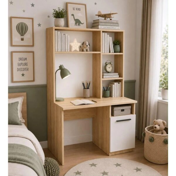 Afilli Ildır Cocuk Odası Takımı Tamamı Mdf Flora ve Beyaz