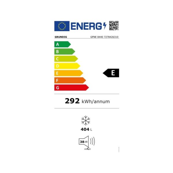 Grundig GFNE 8440 Çekmeceli Derin Dondurucu 404 lt E Enerji Sınıfı No Frost Teknolojisi