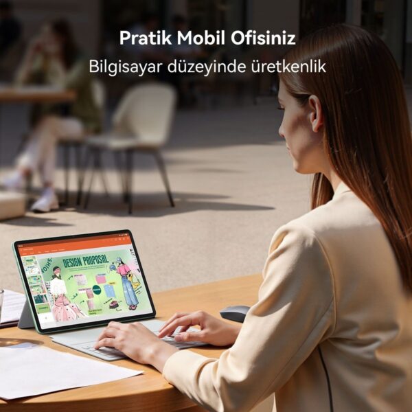 Huawei Yeni (2026) MatePad 11.5S Ultra Net PaperMatte Ekran 12GB 256GB Yeşil + Ayrılabilir Klavye