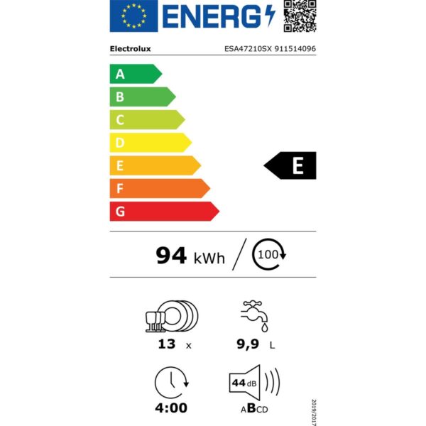 Electrolux ESA47210SX 8 Programlı Bulaşık Makinesi