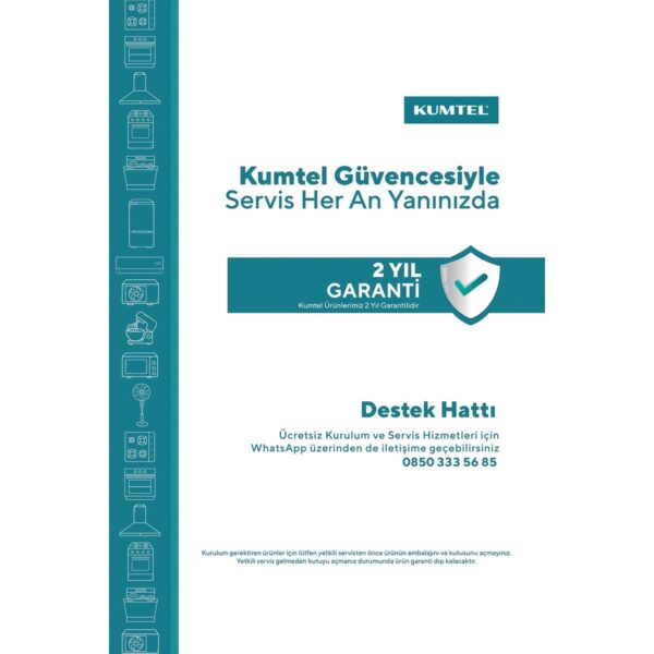 Kumtel 93L Beyaz Büro Tipi Buzdolabı HMB-110