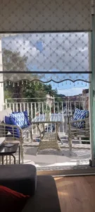 Kartepe 2 1 1 Rattan Bahçe Balkon Takımı,kahve Örgü/krem Kumaş