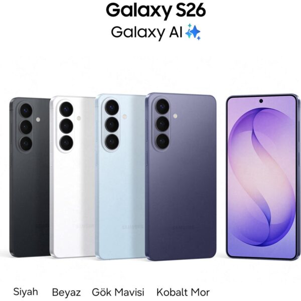 Samsung Galaxy S26 256 GB 12 GB RAM (Samsung Türkiye Garantili)