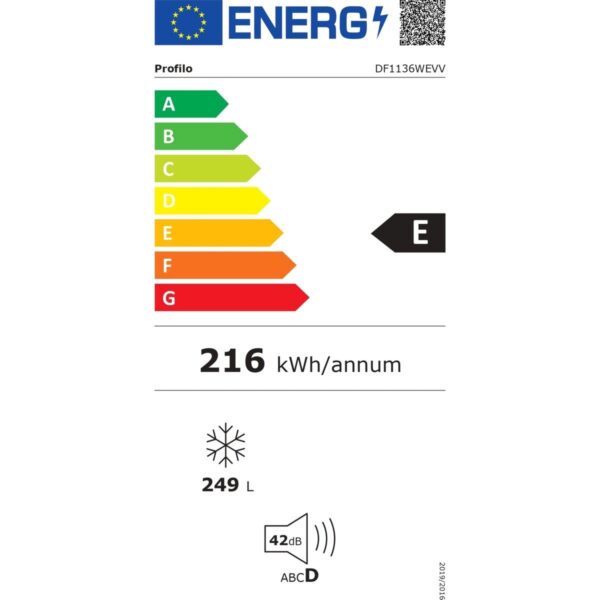 Profilo DF1136WEVV E Enerji Sınıfı 249 Lt Derin Dondurucu