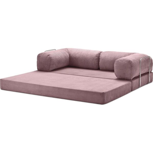 MONAMI Dechome 200X100 50 Dns Modüler Koltuk.kadife Fitilli Kumaş, Yatak Olabilen, Modern Tasarım.