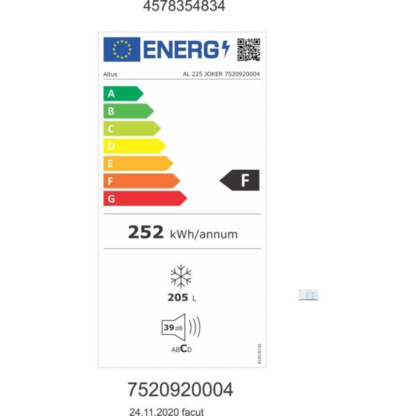 Altus AL 225 / AL 2205 Sandık Tipi Geniş Kapasiteli Enerji Tasarruflu Derin Dondurucu Model