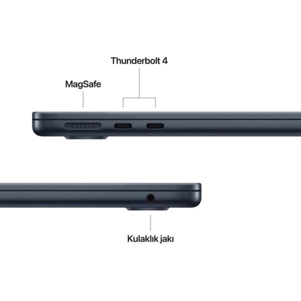 Apple MacBook Air M5 16GB 512GB SSD macOS 13″ Taşınabilir Bilgisayar Gece Yarısı MDHE4TU/A