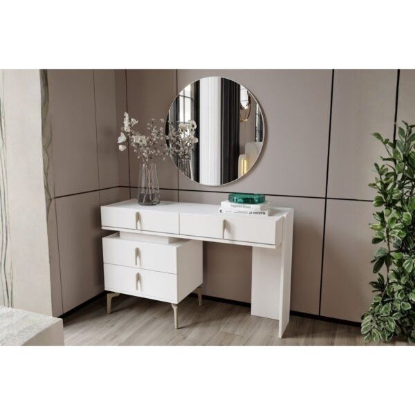 Doressa Bend Moon 7 Kapılı Reflekte Camlı Köşe Yatak Odası Takımı
