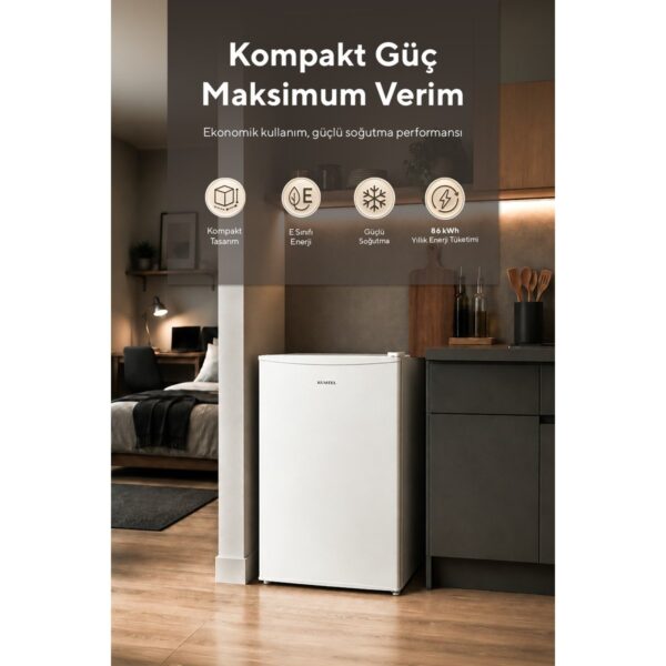 Kumtel 93L Beyaz Büro Tipi Buzdolabı HMB-110