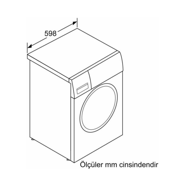 Bosch WGK264Z0TR 11 kg 1400 Devir Serie 6 Çamaşır Makinesi