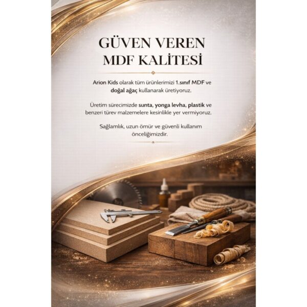 Kids Masal 3 Kapaklı Çekmeceli Genç Odası Dolabı | MDF Kalite | Fonksiyonel ve Estetik