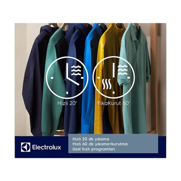 Electrolux EW7W4602QT 700 Serisi Steamcare 11/7 kg 1600 Devir Universaldose Wı-Fı Kurutmalı Çamaşır Makinesi