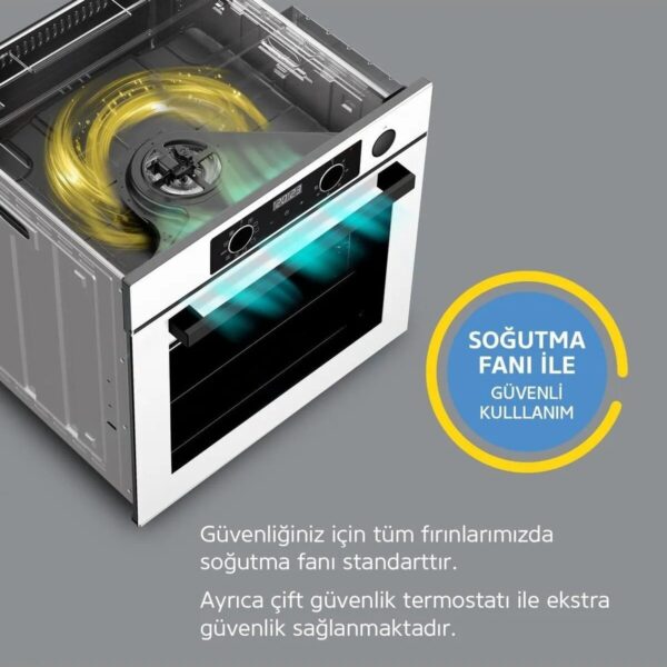 Simfer 0+8 Fonksiyon Retro Bej 3’lü Ankastre Set (8218 Fırın + 3326 Ocak + 8716 Davlumbaz)