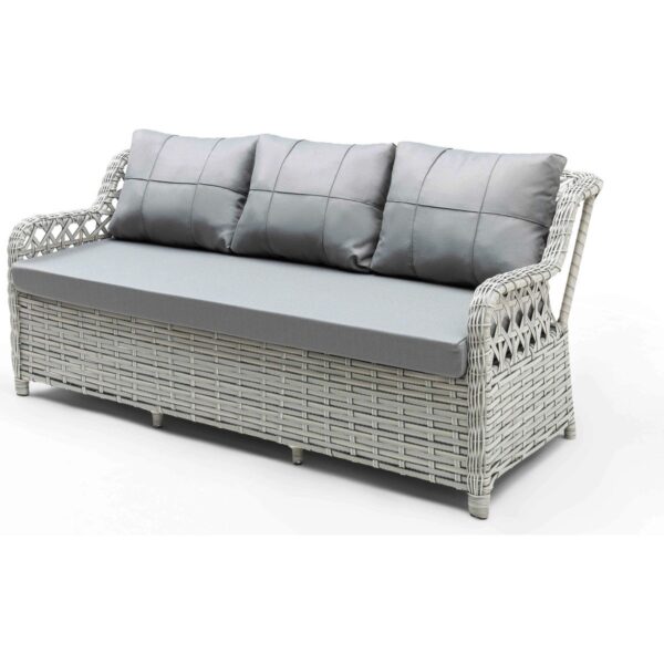 Hier Zen Rattan Puflu Bahçe Balkon Mobilyası