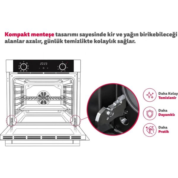 0+3 Fonksiyon Trend Mekanik Beyaz Power Turbo 3’lü Ankastre Set (Fırın + Ocak + Davlumbaz)